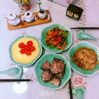 Make Double egg tofu step 5