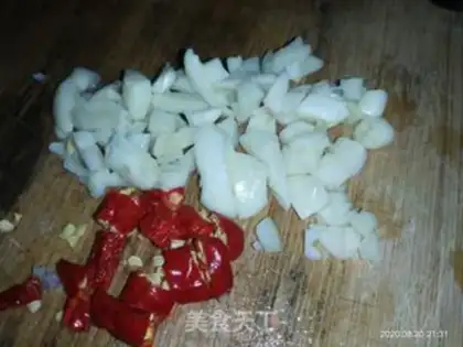 Make Spicy pea seed step 2