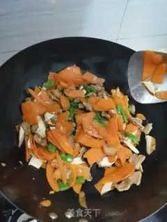 Make Bean-dry carrots step 5