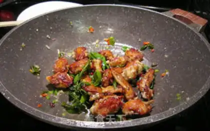 Make Roller fried chicken wings step 10