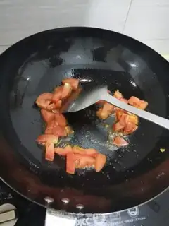 Make Tomato cheese and egg soup step 1