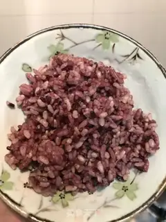 Make Three-colour coarse rice step 4