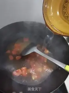 Make Tomato cheese and egg soup step 3