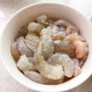 Make Soybeans and shrimp step 0