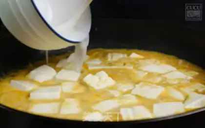 Make Crab butter tofu step 5