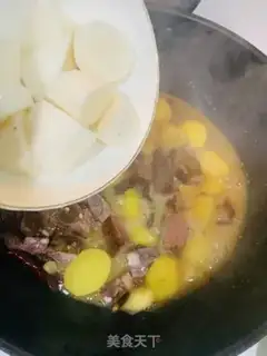 Make Potato meds for the pork chop step 5