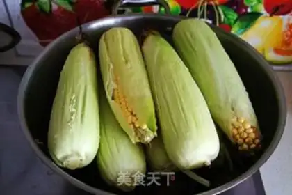 Make Cooking corn step 1