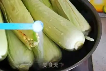 Make Cooking corn step 2