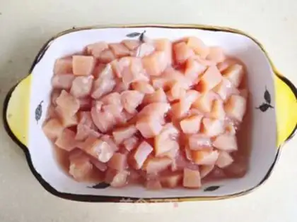 Make Vegetable chicken step 1