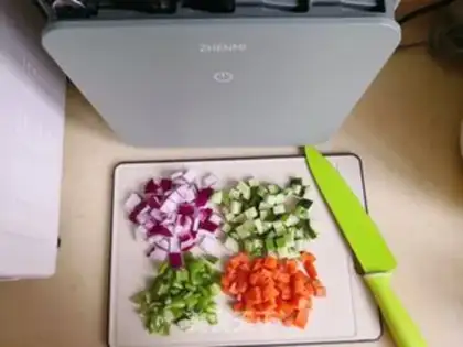 Make Vegetable chicken step 2