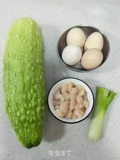 Make Fresh egg cucumber bag step 0