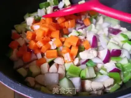 Make Vegetable chicken step 8
