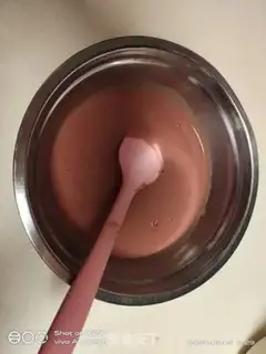 Make A red-sweet rice twirl cake step 2