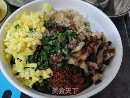 Make Scrambled egg dumplings step 3