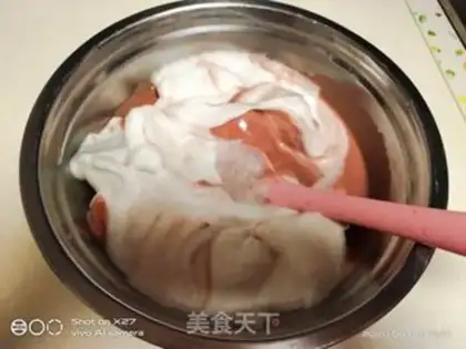 Make A red-sweet rice twirl cake step 6