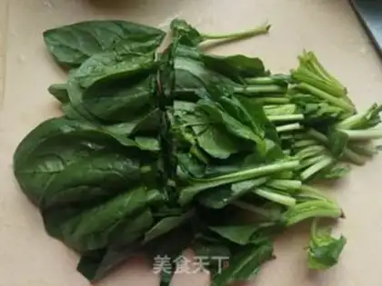 Make Spinach tofu step 0