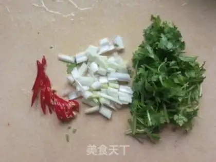 Make Potato spinach step 1