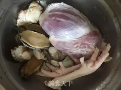 Make Abalone stew step 0