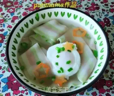 Make Rainbow eggs, wide-heart step 8