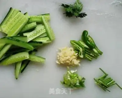 Make Potato cucumber step 1