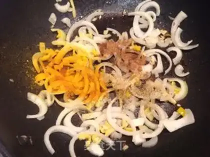 Make Indian curry steak step 4