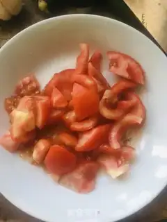 Make Smelt fried tomatoes step 3