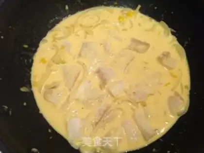 Make Indian curry steak step 6