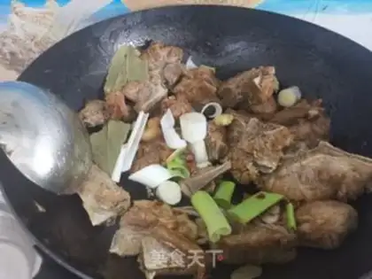 Make Pork bone and soybeans step 7