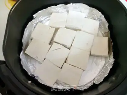 Make Air frying pot tofu step 4