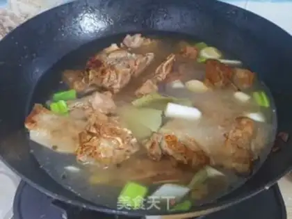 Make Pork bone and soybeans step 8