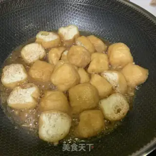 Make Celery fried tofu step 3