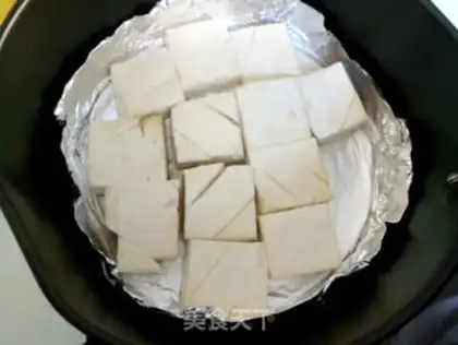 Make Air frying pot tofu step 6