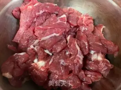 Make Toothpick beef step 0
