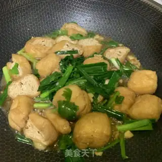 Make Celery fried tofu step 5