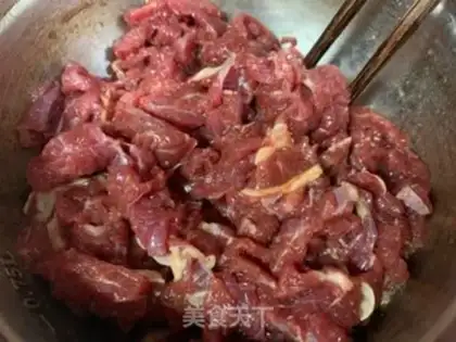 Make Toothpick beef step 2