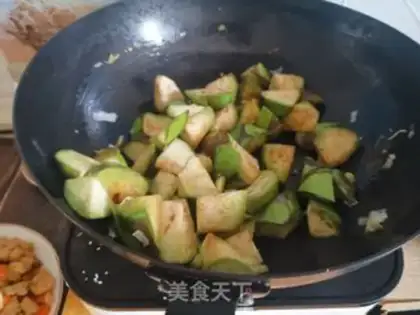 Make Go back to the elbow and cook eggplant step 5