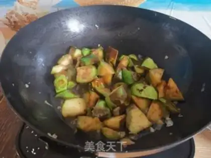 Make Go back to the elbow and cook eggplant step 6