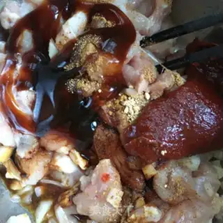 Make Korean chili fried meat step 5