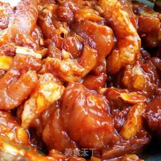 Make Korean chili fried meat step 6