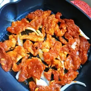 Make Korean chili fried meat step 8