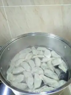 Make Cream of veal mushroom fish dumplings step 7
