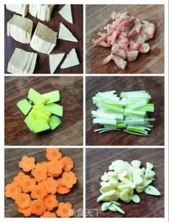 Make Homemade pea tofu step 1