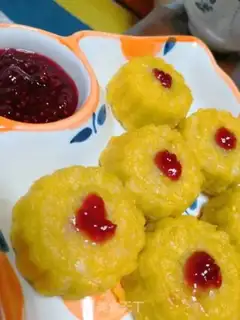 Make Corn-tree snacks step 7