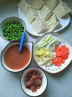 Make Homemade pea tofu step 3