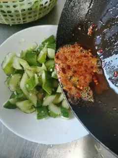 Make Shoot the cucumber step 5