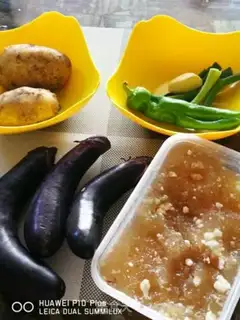 Make Potato and eggplant step 0