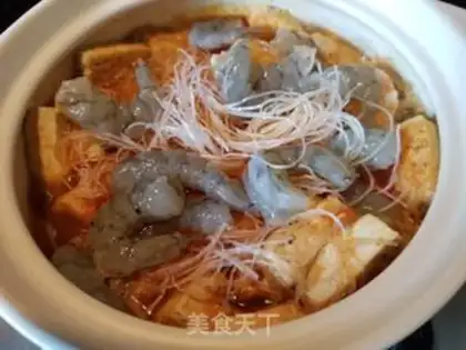 Make Shrimp fan tofu step 10