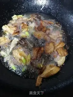 Make Five flowers and peppers and tofu step 2