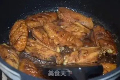 Make Zero failed Coke chicken wings step 4
