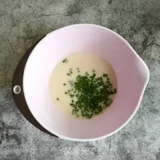 Make Onion ham eggcake step 3